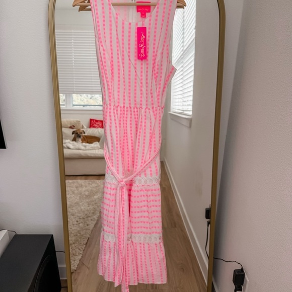 Lilly Pulitzer Maybella Midi Dress Size: 14 - Picture 5 of 16